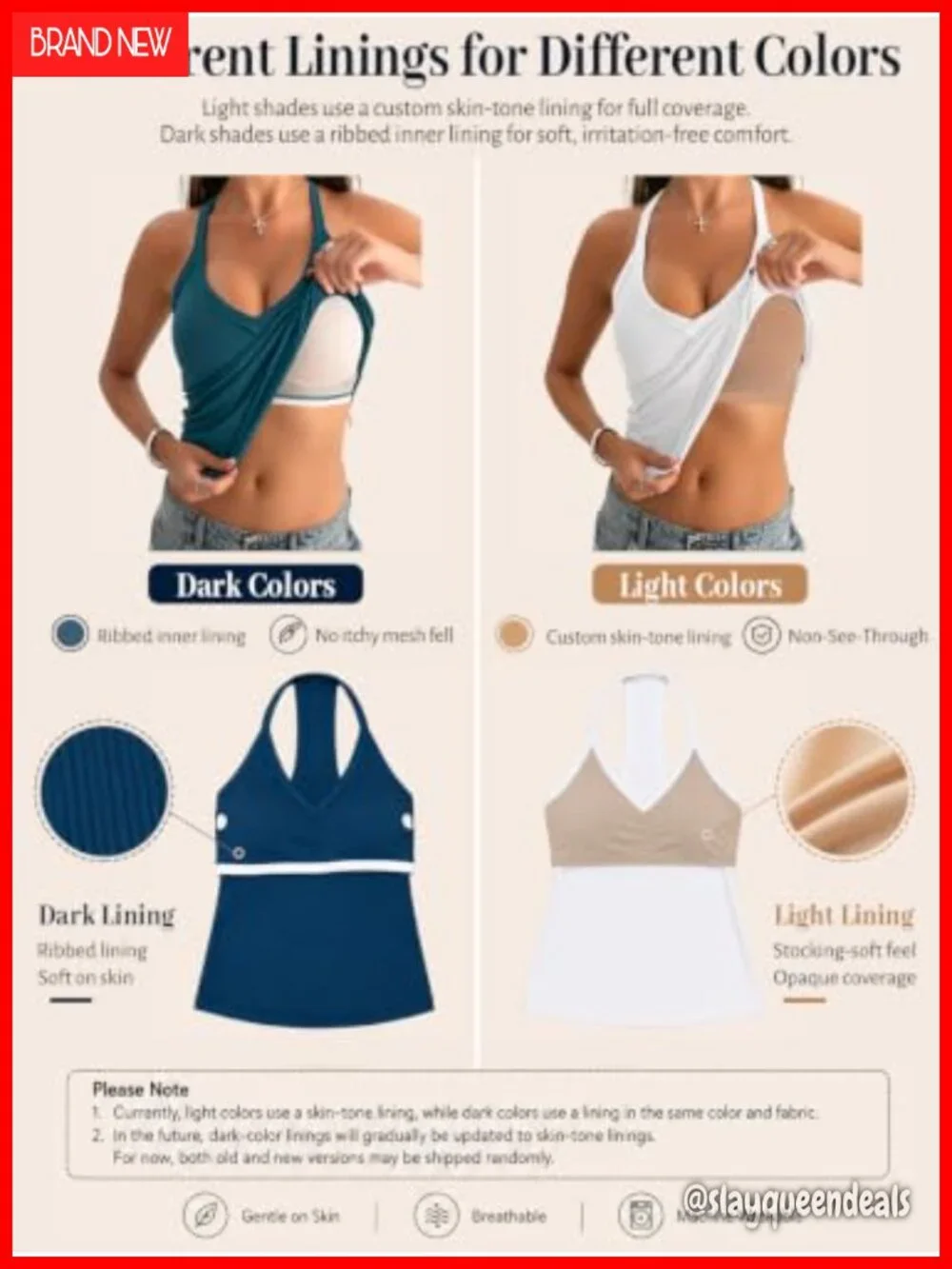 V Neck Cotton Tank Tops with Built-in Shelf Bra Sleeveless Racerback Fitted Cami
